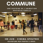 Affiche projection Terre Commune, de Cyril Bron